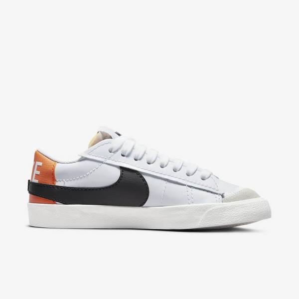 Nike Blazer Low 77 Jumbo Moški Superge Bela / Oranžna / Črna | NK872DPZ