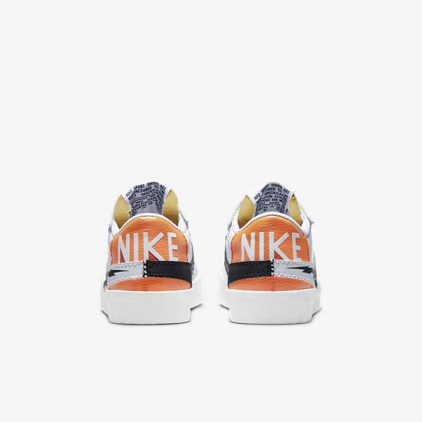 Nike Blazer Low 77 Jumbo Moški Superge Bela / Oranžna / Črna | NK872DPZ