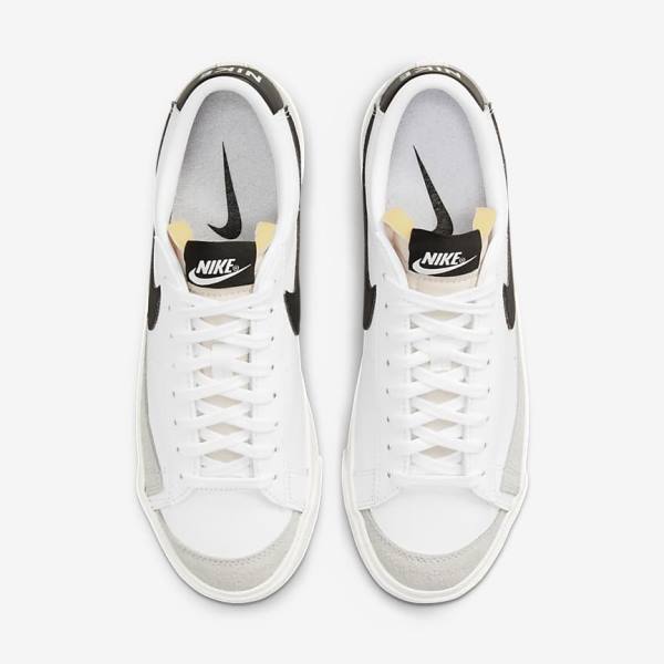 Nike Blazer Low 77 Ženske Superge Bela / Črna | NK461JUZ