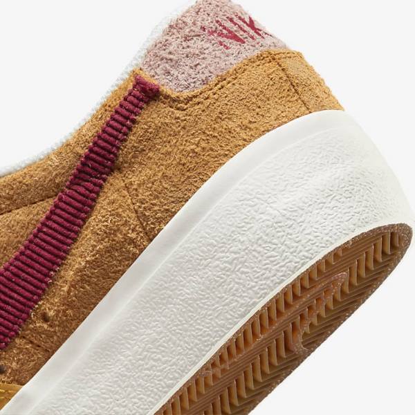 Nike Blazer Low Platform Ženske Superge Bordo | NK348RDV