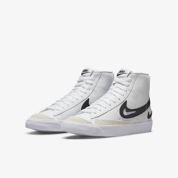 Nike Blazer Older Otroci Superge Bela / Črna | NK857OAZ