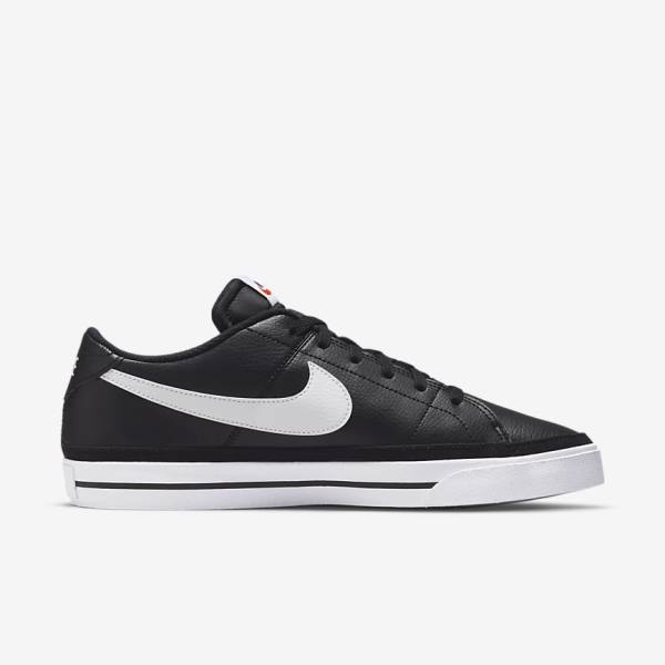 Nike Court Legacy Moški Superge Črna / Bela | NK401NCY