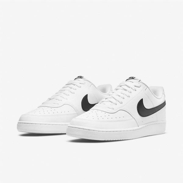 Nike Court Vision Low Next Nature Moški Superge Bela / Črna | NK682HXA