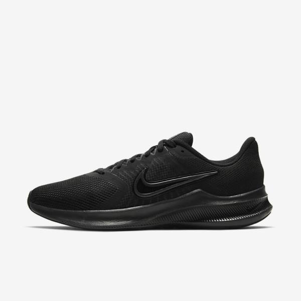 Nike Downshifter 11 Road Moški Tekaški Čevlji Črna / Svetloba Siva / Temno Siva | NK697XLO