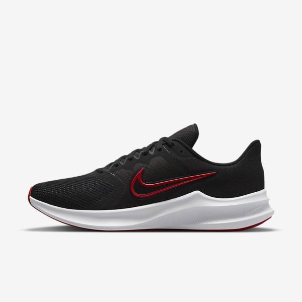 Nike Downshifter 11 Road Moški Tekaški Čevlji Črna / Bela / Temno Siva / Rdeča | NK698OHE