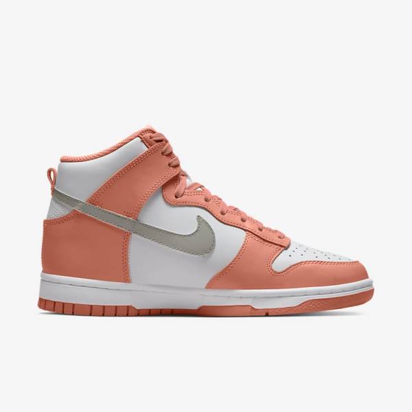 Nike Dunk High Ženske Superge Rdeča / Bela / Svetloba | NK528BQL