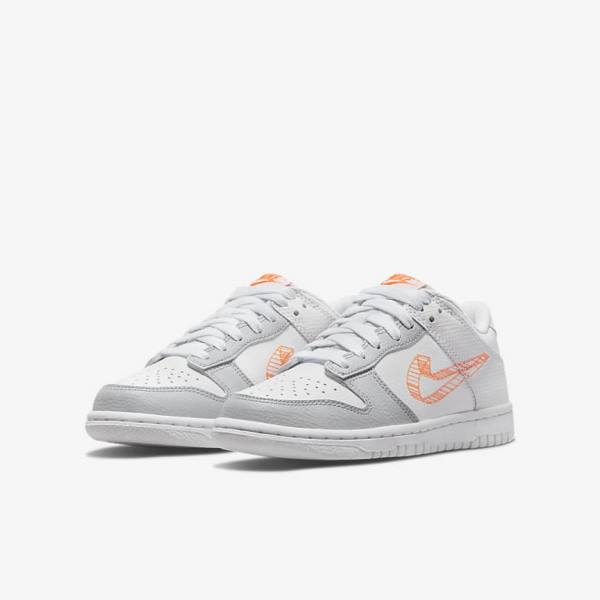 Nike Dunk Low SE Older Otroci Superge Platina | NK032JSL