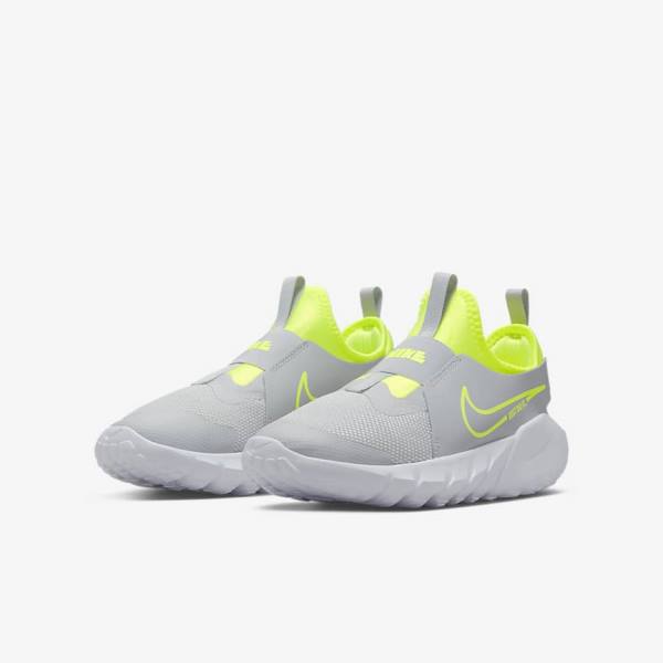 Nike Flex Runner 2 Older Road Otroci Tekaški Čevlji Siva / Modra | NK362URZ