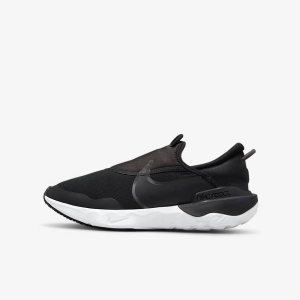 Nike Flow Older Road Otroci Tekaški Čevlji Črna / Bela / Siva | NK296AGU