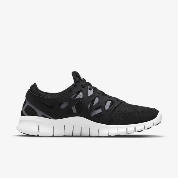 Nike Free Run 2 Ženske Superge Črna / Temno Siva / Bela | NK597WPC