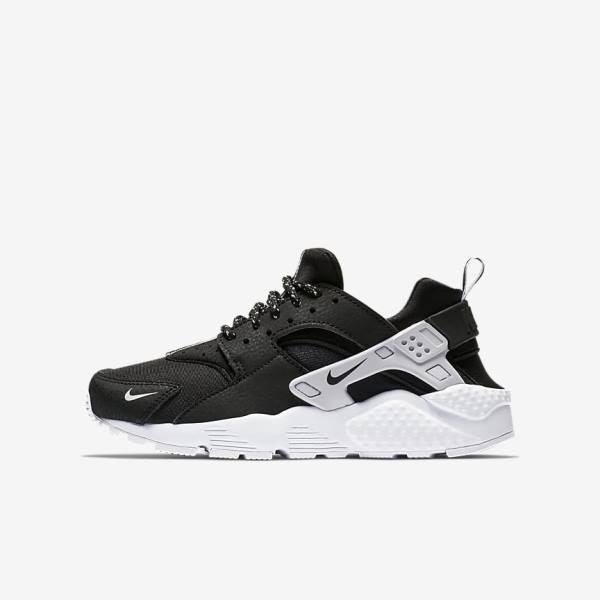 Nike Huarache SE Older Otroci Superge Črna / Bela | NK037XFB