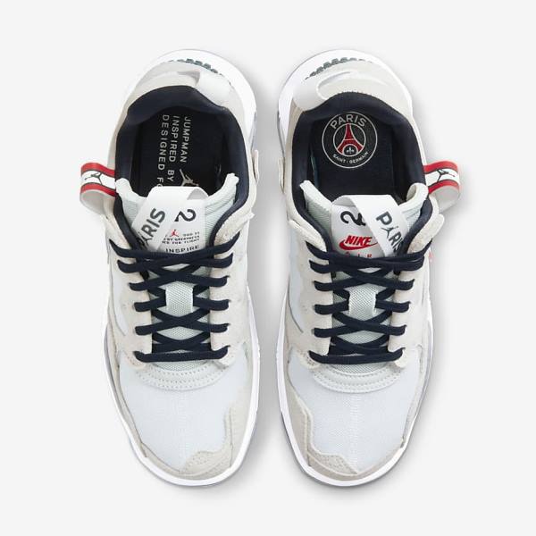 Nike Jordan MA2 Paris Saint-Germain Ženske Jordan Čevlji Bela / Rdeča / Črna / Mornarica | NK394CEM