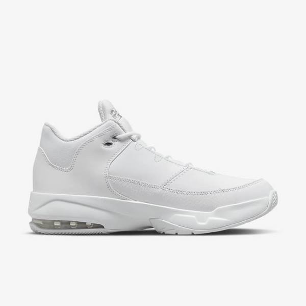 Nike Jordan Max Aura 3 Moški Superge Bela / Kovinski Srebrna | NK730GDS