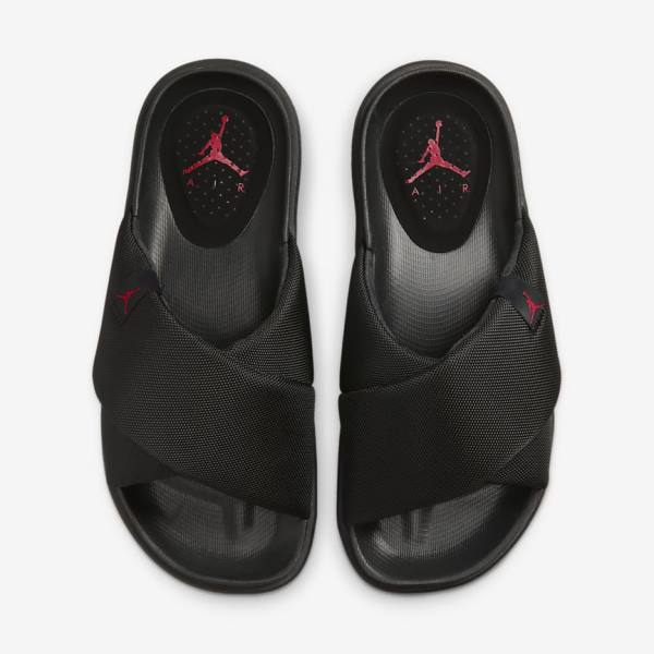 Nike Jordan Sophia Ženske Natikači Črna / Rdeča | NK370XVL