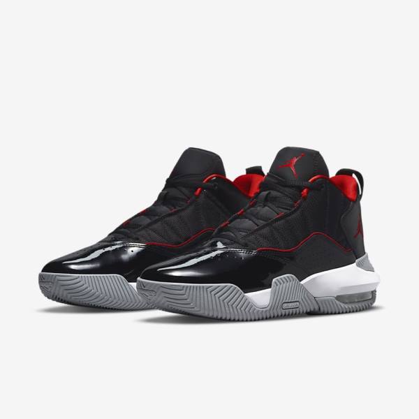 Nike Jordan Stay Loyal Moški Jordan Čevlji Črna / Bela / Siva / Rdeča | NK596UMR