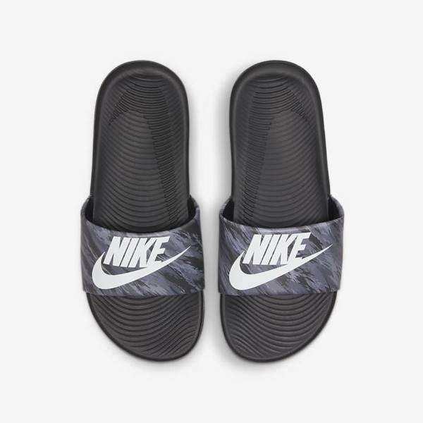 Nike Kawa SE Older Otroci Natikači Platina | NK345RJA