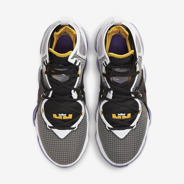 Nike LeBron 19 Moški Košarkaški Copati Modra / Črna / Bela / Rdeča | NK985GQX