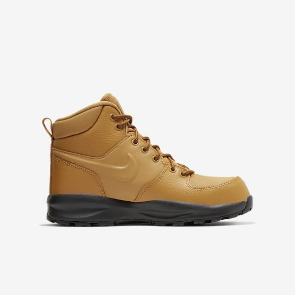 Nike Manoa LTR Older Boot Otroci Superge Rjav / Črna | NK264SOH