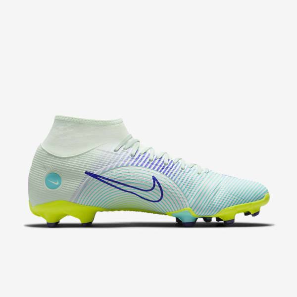 Nike Mercurial Dream Speed Superfly 8 Academy MG Multi-Grounds Ženske Nogometni Čevlji Zelena / Vijolična / Zelena | NK725SUD