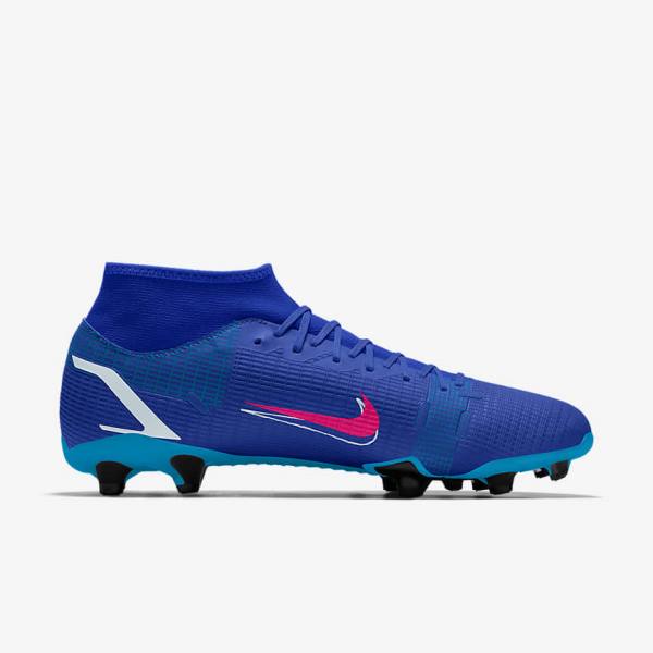 Nike Mercurial Superfly 8 Academy By You Custom Ženske Nogometni Čevlji Večbarvni | NK037RYG