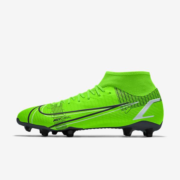 Nike Mercurial Superfly 8 Academy By You Custom Ženske Nogometni Čevlji Večbarvni | NK524CRL