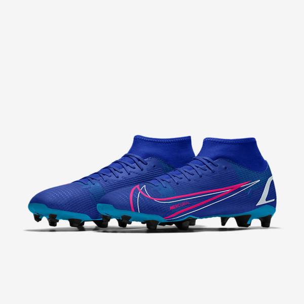 Nike Mercurial Superfly 8 Academy By You Custom Moški Nogometni Čevlji Večbarvni | NK534GVT