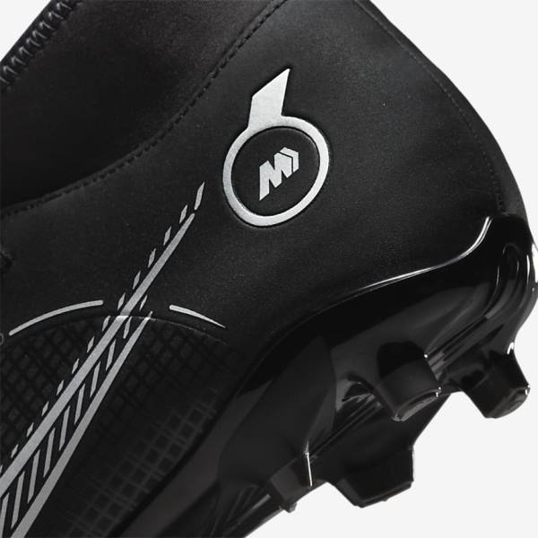 Nike Mercurial Superfly 8 Club MG Multi-Grounds Ženske Nogometni Čevlji Črna / Siva / Kovinski Srebrna | NK467OHY