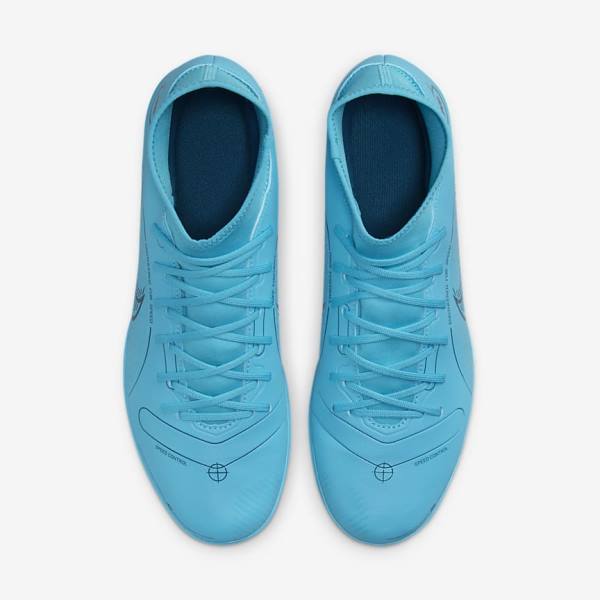 Nike Mercurial Superfly 8 Club TF Turf Moški Nogometni Čevlji Modra / Oranžna | NK482WCI