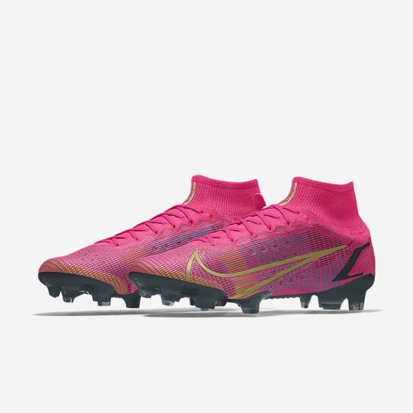 Nike Mercurial Superfly 8 Elite By You Custom Moški Nogometni Čevlji Večbarvni | NK086HBS