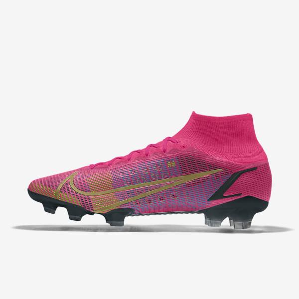 Nike Mercurial Superfly 8 Elite By You Custom Ženske Nogometni Čevlji Večbarvni | NK532LZC