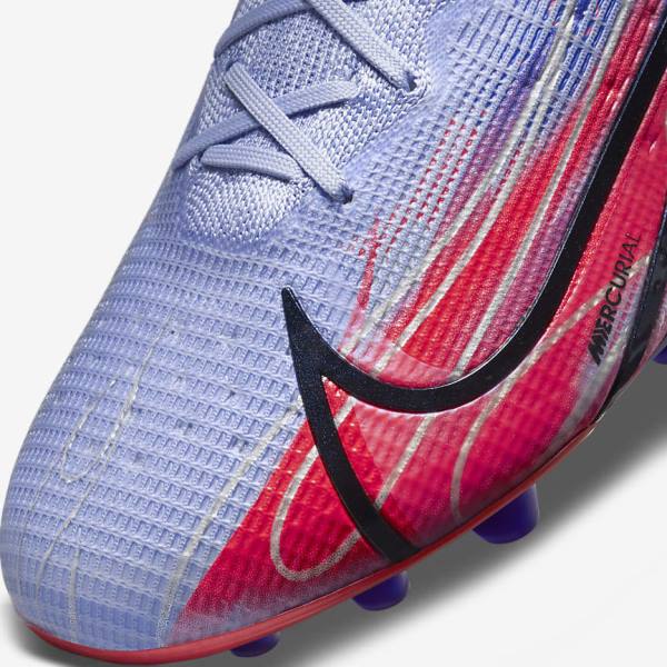 Nike Mercurial Superfly 8 Elite KM AG Artificial-Grass Moški Nogometni Čevlji Indigo | NK031KFT