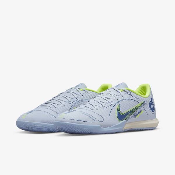 Nike Mercurial Vapor 14 Academy IC Indoor Court Ženske Nogometni Čevlji Siva / Svetloba Modra / Modra | NK053CPH