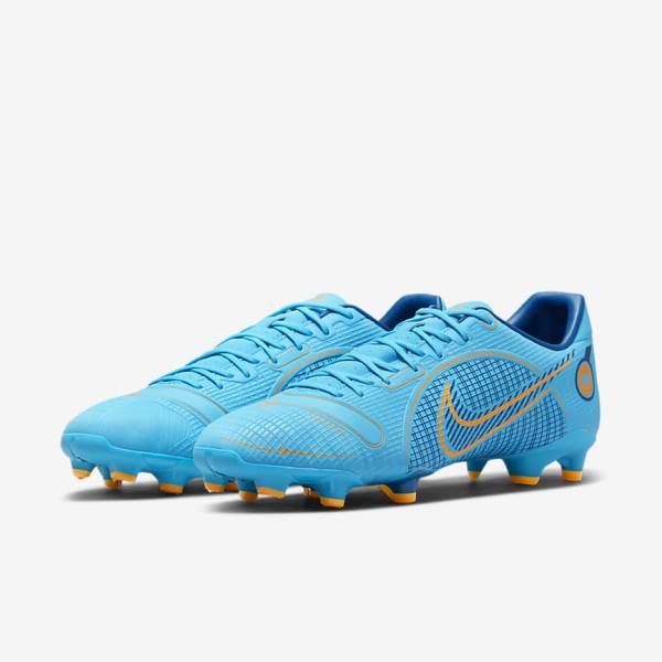 Nike Mercurial Vapor 14 Academy MG Multi-Ground Ženske Nogometni Čevlji Modra / Oranžna | NK081BUD