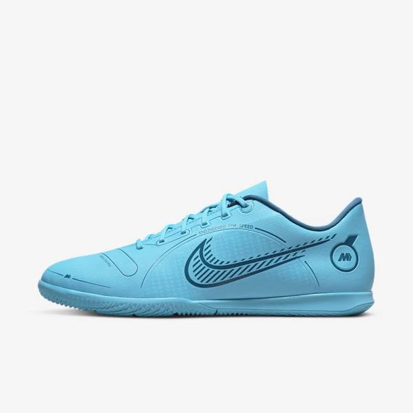 Nike Mercurial Vapor 14 Club IC Indoor Court Ženske Nogometni Čevlji Modra / Oranžna | NK659DBJ