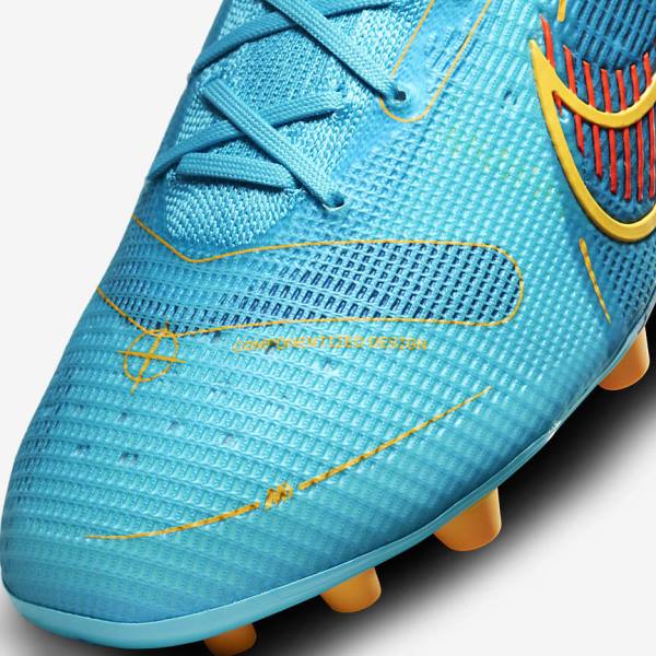 Nike Mercurial Vapor 14 Elite AG Artificial-Grounds Moški Nogometni Čevlji Modra / Oranžna | NK603WPJ