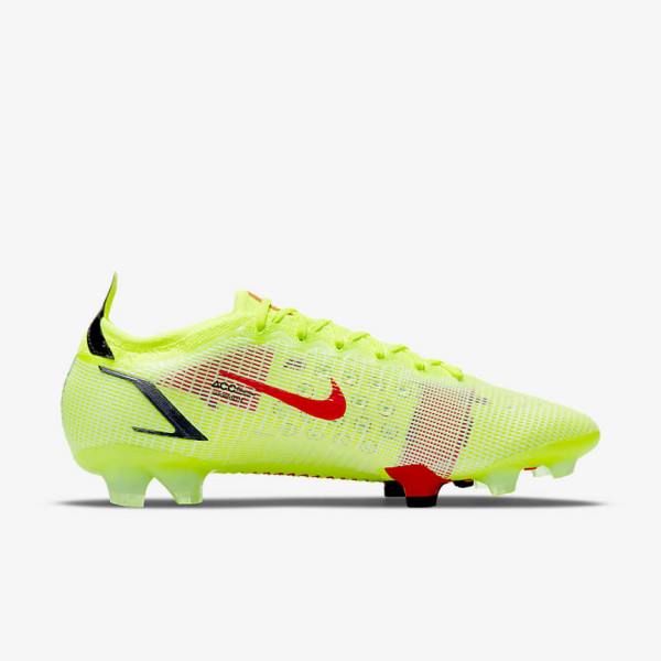 Nike Mercurial Vapor 14 Elite FG Firm-Ground Ženske Nogometni Čevlji Črna / Svetloba Rdeča | NK146SPH