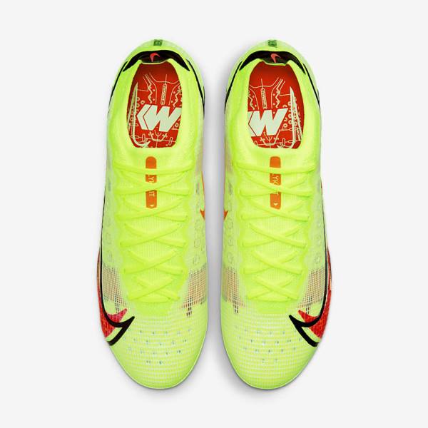 Nike Mercurial Vapor 14 Elite FG Firm-Ground Ženske Nogometni Čevlji Črna / Svetloba Rdeča | NK146SPH