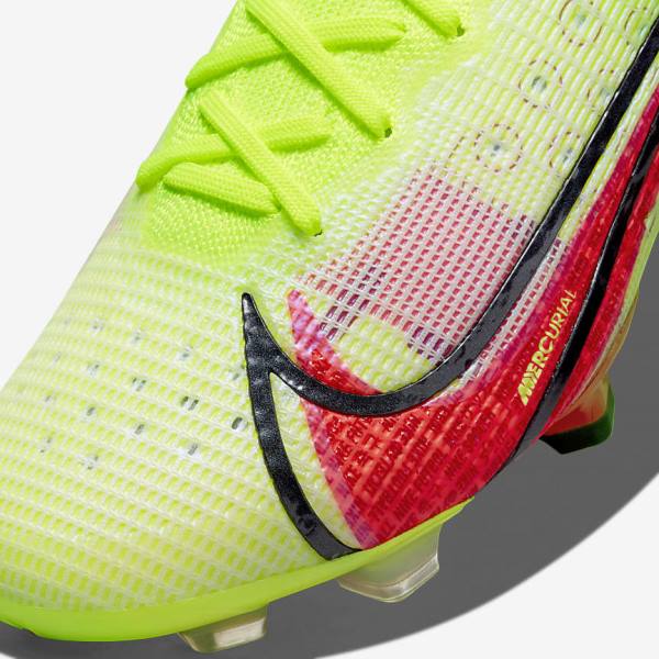 Nike Mercurial Vapor 14 Elite FG Firm-Ground Ženske Nogometni Čevlji Črna / Svetloba Rdeča | NK146SPH