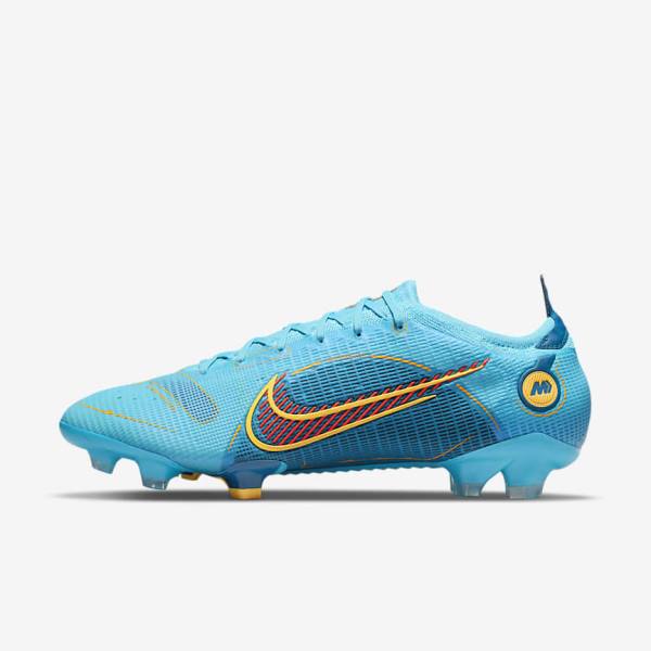 Nike Mercurial Vapor 14 Elite FG Firm-Grounds Moški Nogometni Čevlji Modra / Oranžna | NK150VXF