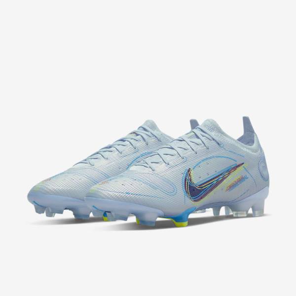 Nike Mercurial Vapor 14 Elite FG Firm-Grounds Moški Nogometni Čevlji Siva / Svetloba Modra / Modra | NK162LOT