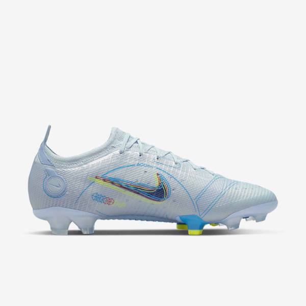 Nike Mercurial Vapor 14 Elite FG Firm-Grounds Ženske Nogometni Čevlji Siva / Svetloba Modra / Modra | NK238IFZ