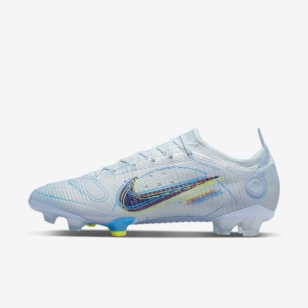 Nike Mercurial Vapor 14 Elite FG Firm-Grounds Ženske Nogometni Čevlji Siva / Svetloba Modra / Modra | NK238IFZ