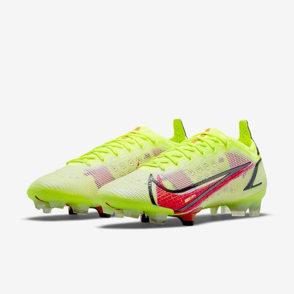 Nike Mercurial Vapor 14 Elite FG Firm-Ground Moški Nogometni Čevlji Črna / Svetloba Rdeča | NK574IGN