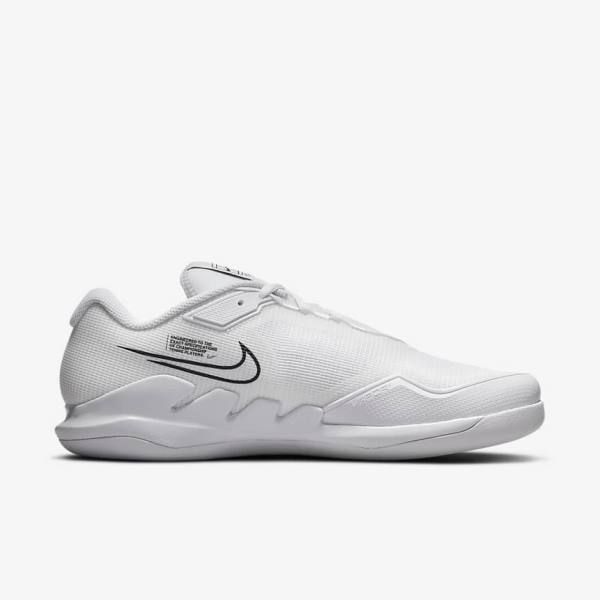 Nike NikeCourt Air Zoom Vapor Pro Carpet Moški Tenis Copati Bela / Črna | NK584BIC