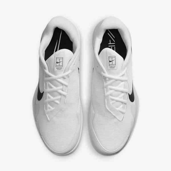 Nike NikeCourt Air Zoom Vapor Pro Carpet Moški Tenis Copati Bela / Črna | NK584BIC