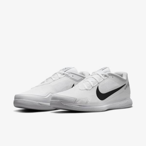 Nike NikeCourt Air Zoom Vapor Pro Carpet Moški Tenis Copati Bela / Črna | NK584BIC