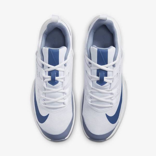 Nike NikeCourt Vapor Lite Hard Court Moški Tenis Copati Bela / Mornarica | NK591VNG