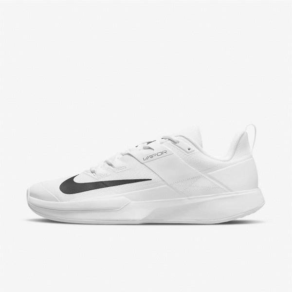 Nike NikeCourt Vapor Lite Hard Court Moški Tenis Copati Bela / Črna | NK710QEK