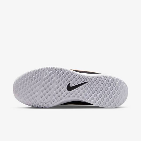 Nike NikeCourt Zoom Lite 3 Ženske Tenis Copati Črna / Bela / Kovinski Rdeča Rjav | NK485TDL