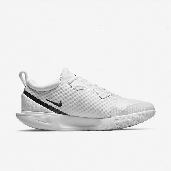 Nike NikeCourt Zoom Pro Hard Court Moški Tenis Copati Bela / Črna | NK063RZJ